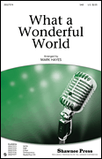 What a Wonderful World SAB choral sheet music cover